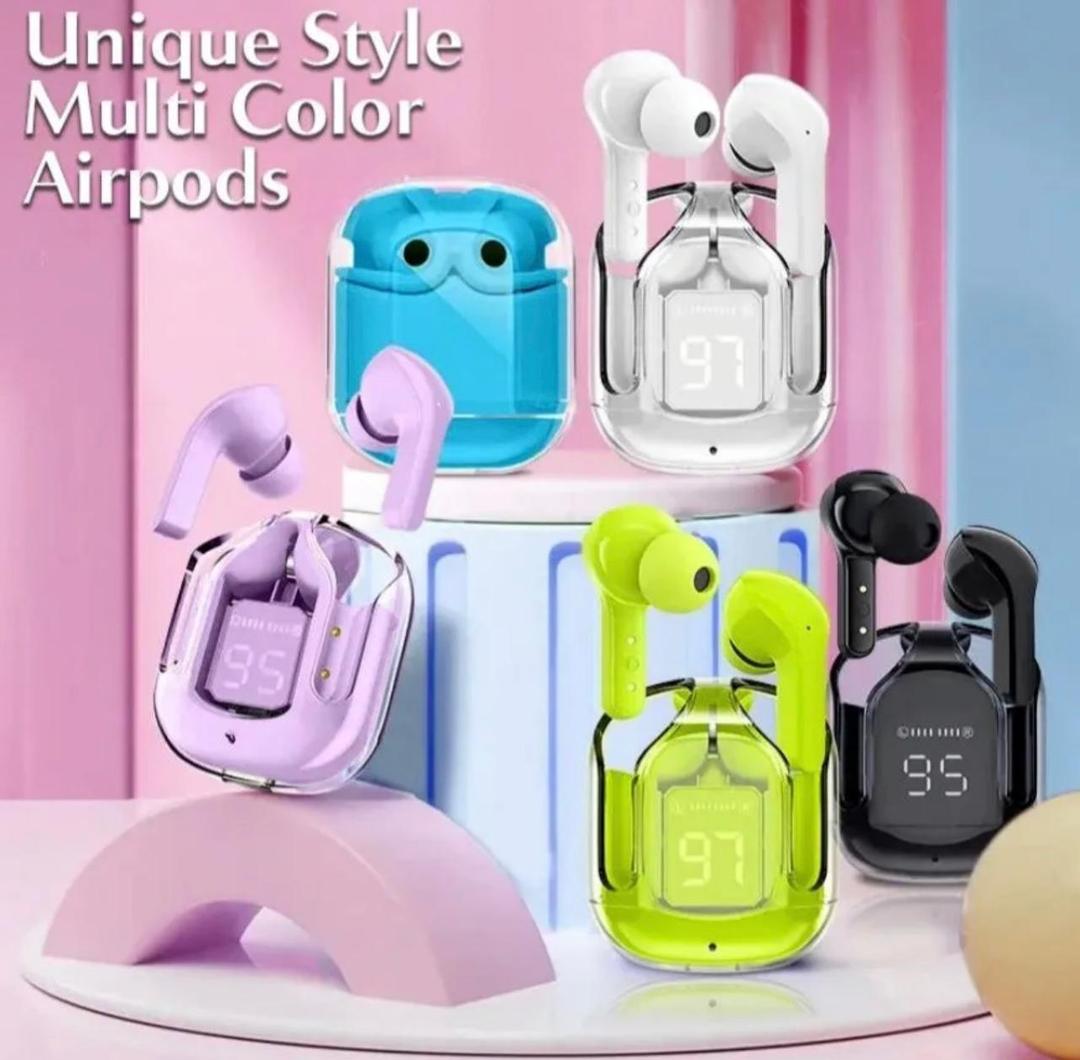 Air31 earbuds wireless crystal Transparent and Bluetooth Air 31