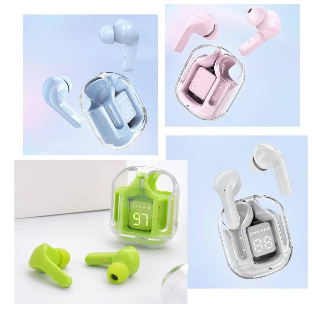Air31 earbuds wireless crystal Transparent and Bluetooth Air 31