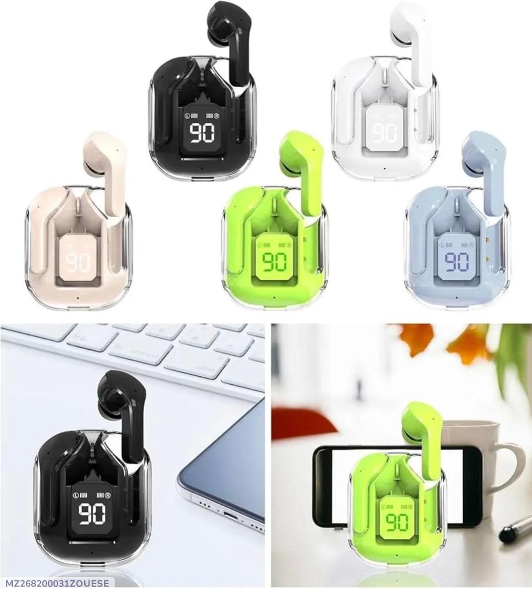 Air31 earbuds wireless crystal Transparent and Bluetooth Air 31