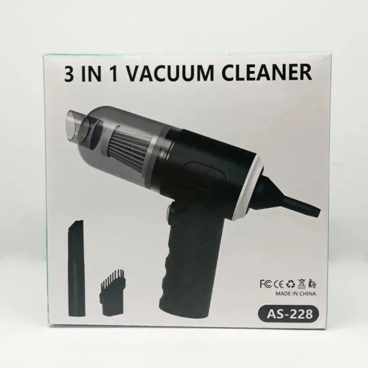 3 In 1 Portable Car & Home Vacuum Cleaner