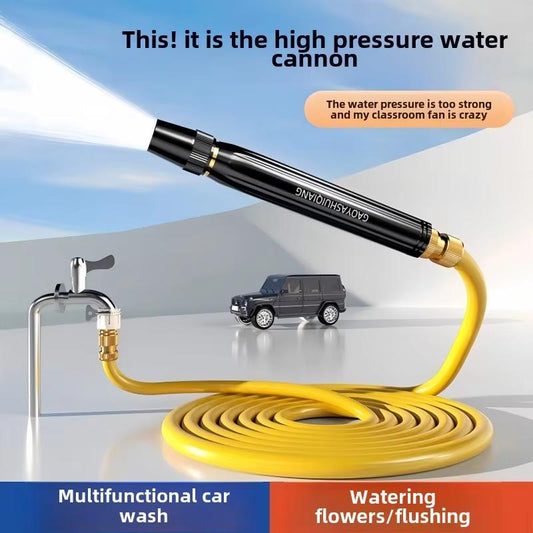 High-Pressure Water Nozzle - Black