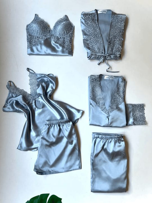 6 Pcs Women’s Nighty Set – Comfortable Sleepwear & Lounge wear FREE Size