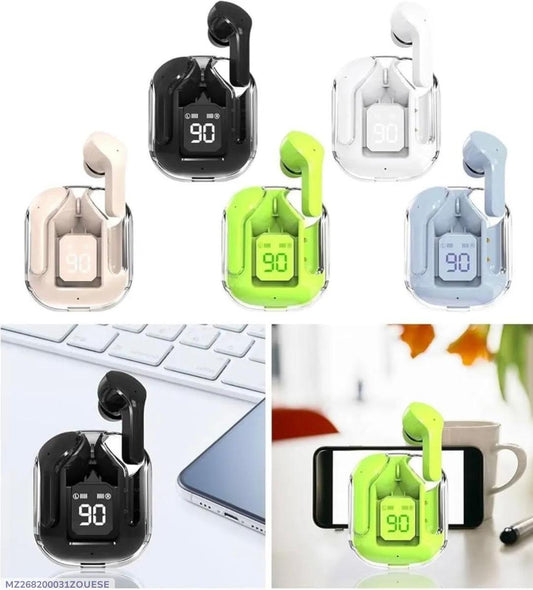 Air31 earbuds wireless crystal Transparent and Bluetooth Air 31